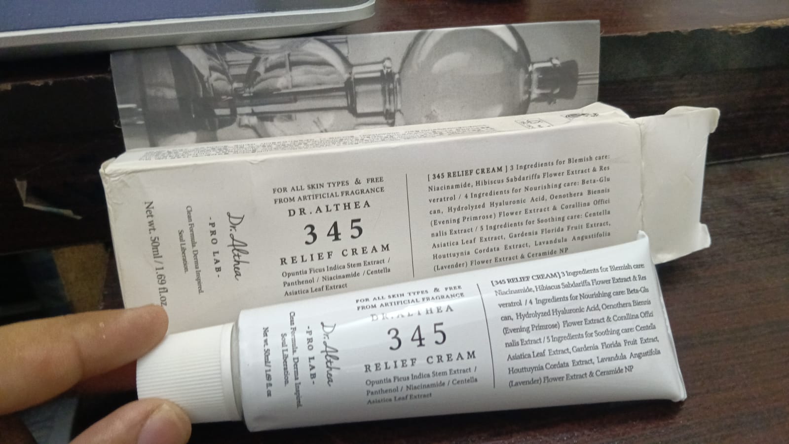 Dr Althea 345 Relief Cream Gentle Soothing Daily Skincare Made In Korea For Sensitive And Irritated Skin | 50ml - Image 5