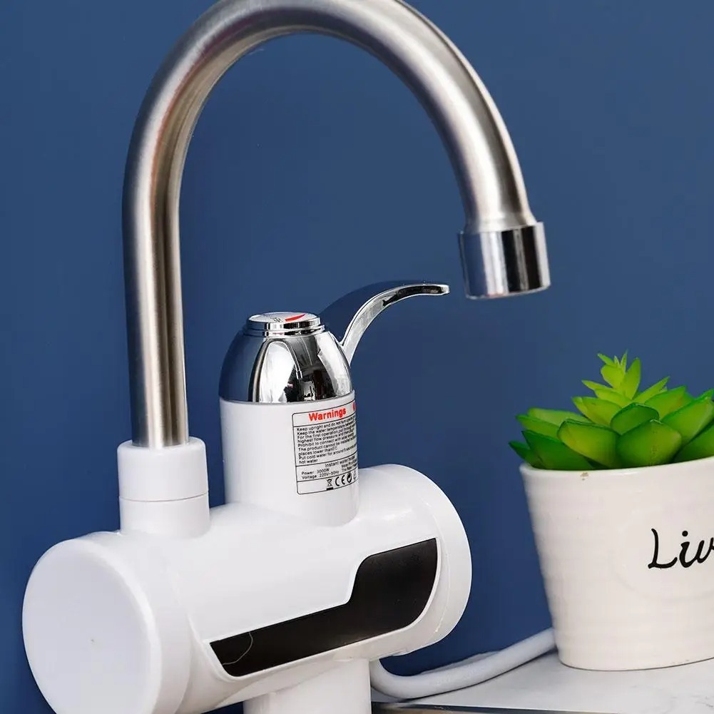 Electric Kitchen Water Heater Tap – Instant Hot Water Faucet | Fast Heating Tankless Faucet - Image 2