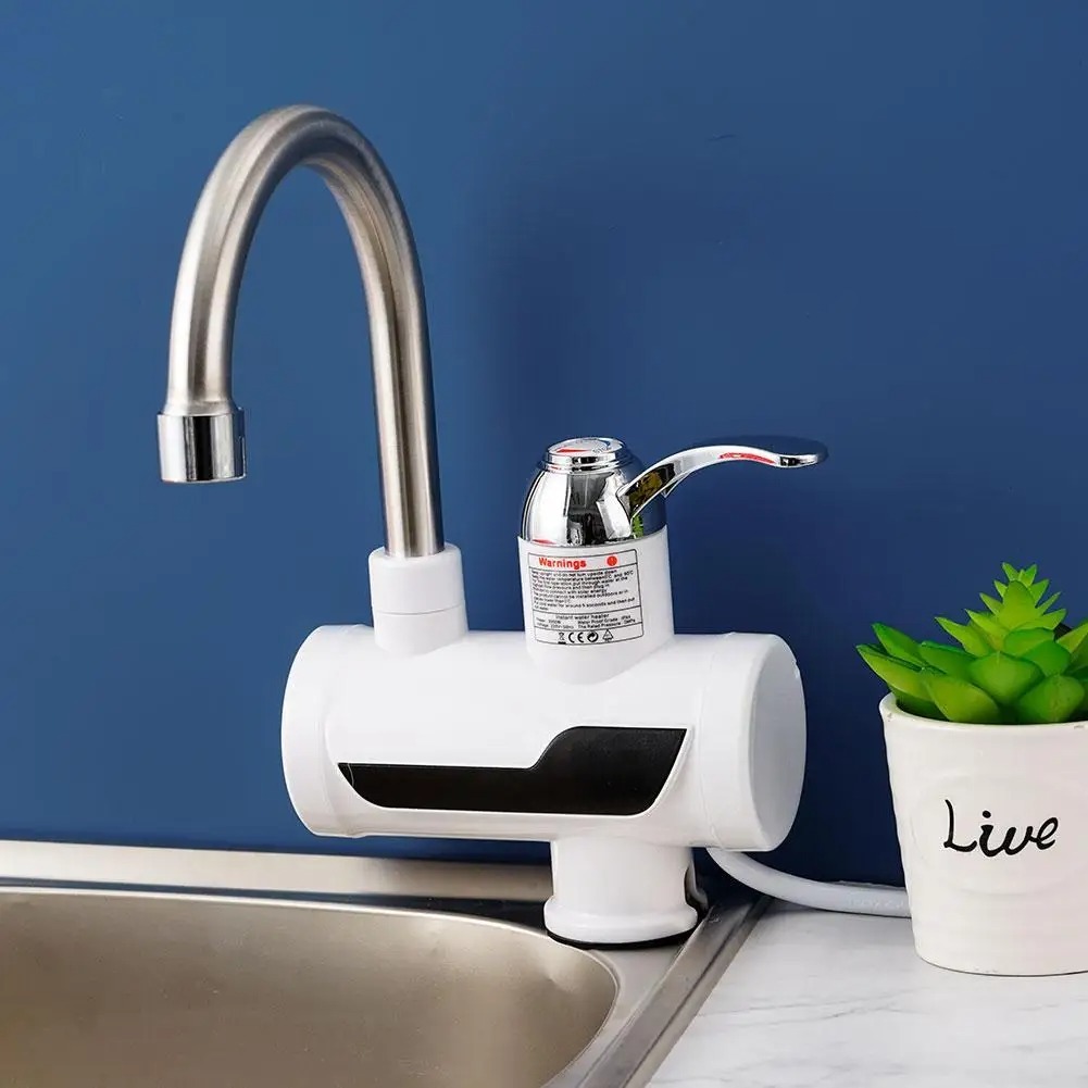 Electric Kitchen Water Heater Tap – Instant Hot Water Faucet | Fast Heating Tankless Faucet