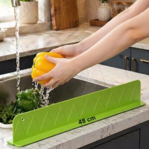 Silicone Sink Splash Guard 48cm – Kitchen Sink Water Splash Protector for Countertop