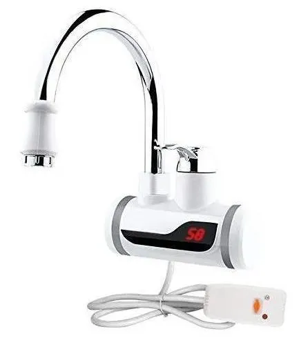 (with shower) Electric Hot Water Heater Faucet Kitchen Instant Heating Tap Water - Image 4