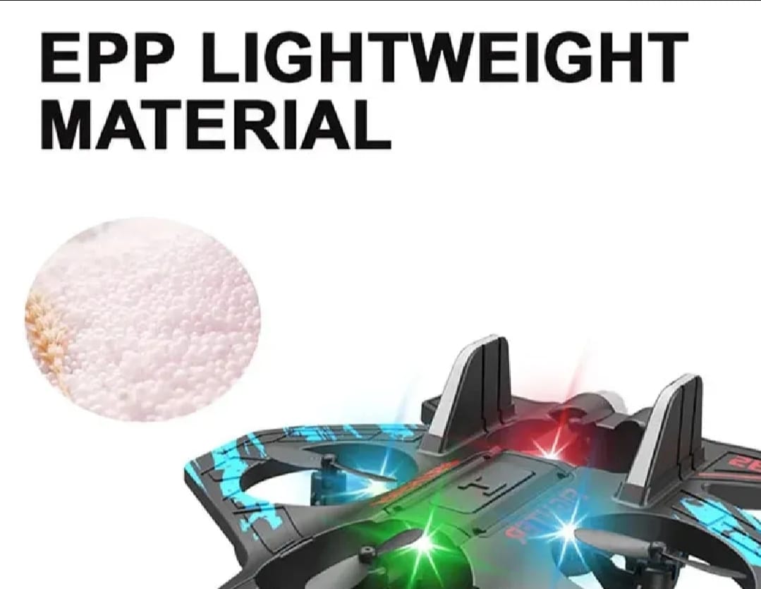Premium RC Fighter Jet Plane – 2.4G Remote Control Foam Airplane Toy with Lights | High-Speed Glider | Helicopter Style Stunt Aircraft for Kids & Adults - Image 2