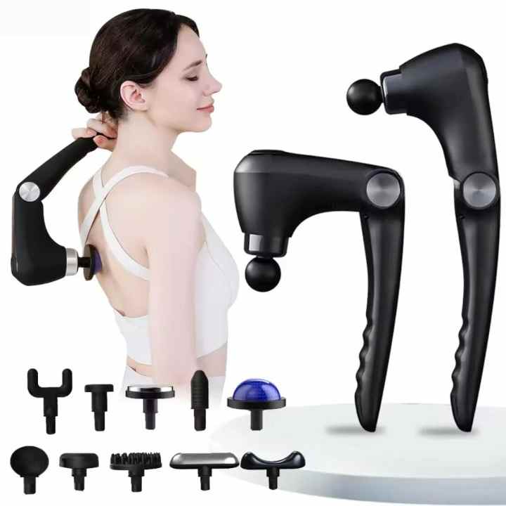 Blueidea USB Rechargeable Folding Fascia Gun – 10-in-1 Massager with Heat & Cold Therapy - Image 2