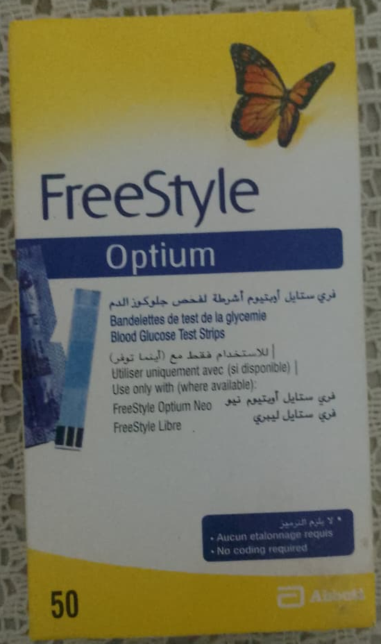 Abbott Freestyle Optium Blood Glucose Test Strips Providing Accurate Results Everyday Diabetes Care Support (Pack of 50) - Image 4