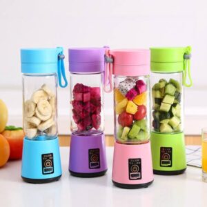 Portable Blender - Rechargeable Personal Smoothie Maker Electric USB Juicer Cup Compact Lightweight Travel Bottles For Shakes And Smoothies | 380ml