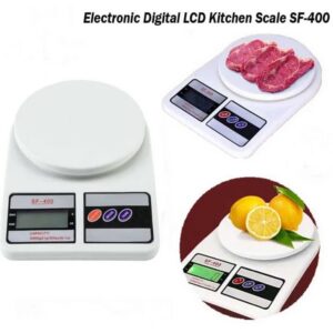 Kitchen Scale - High Precision Digital Electronic Food Weight Measurement Device Compact Portable Cooking Baking Scale Balance Tool