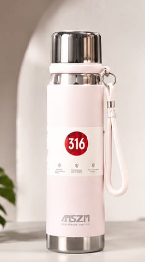Premium SZM 750ml Stainless Steel Water Bottle Leakproof | Random Color - Image 4