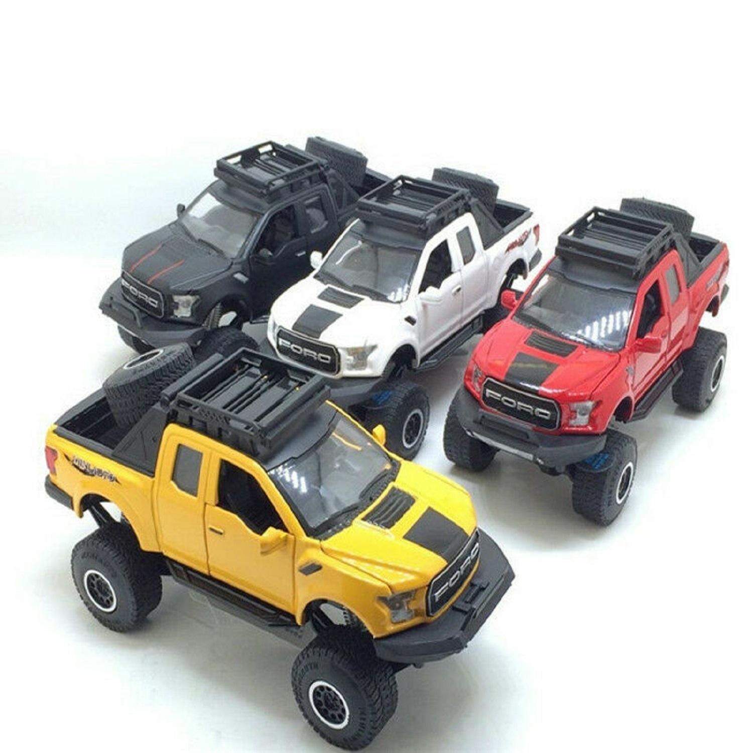 Ford F-150 Raptor Pickup Truck Toy Model With Touch Sensor – Realistic, Durable, And Easy-To-Operate (Random Colors) - Image 2