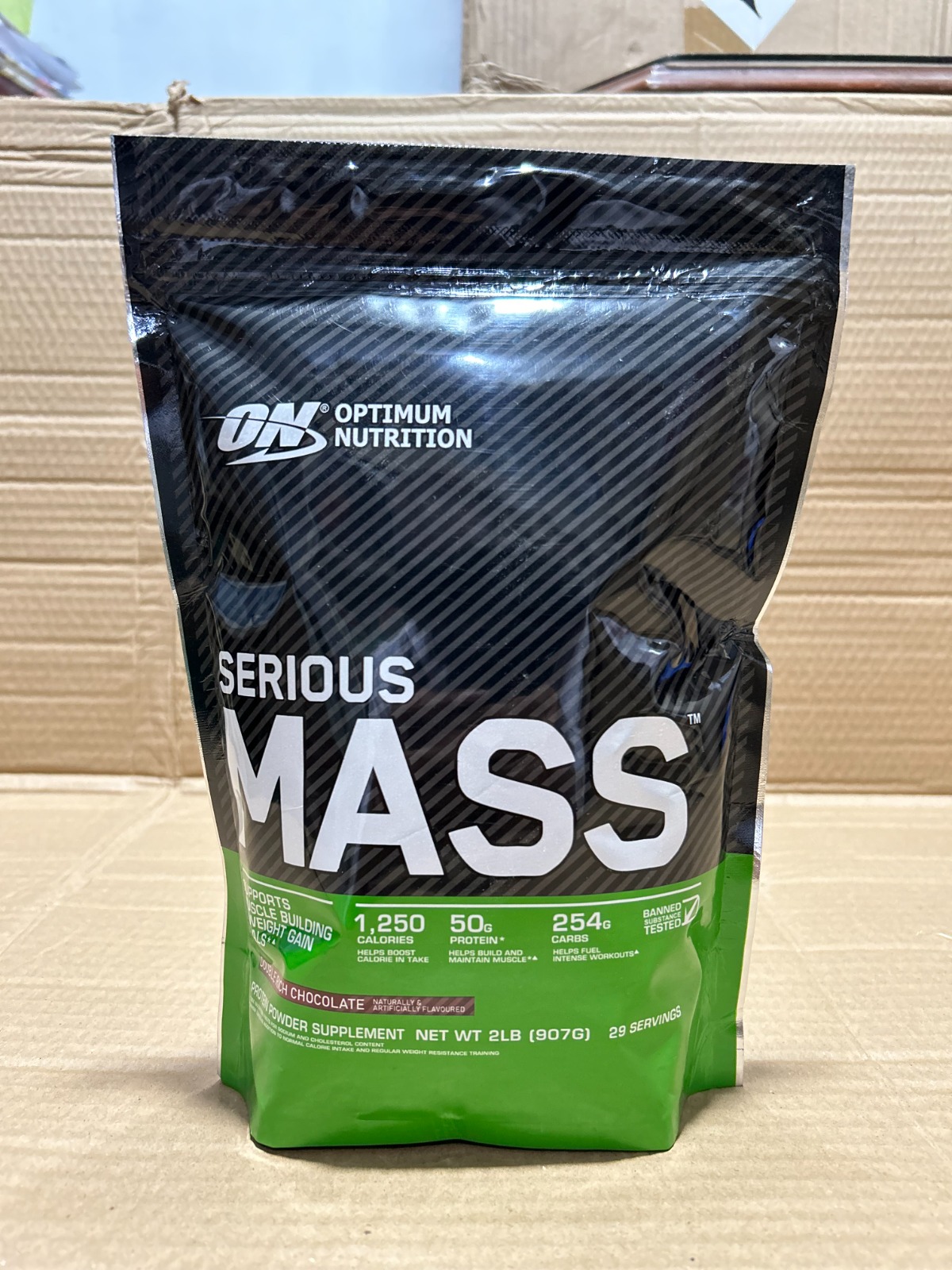 Optimum Nutrition Serious Mass Weight Gainer 2LB Pack – High Calorie Protein & Muscle Mass Support - Image 3