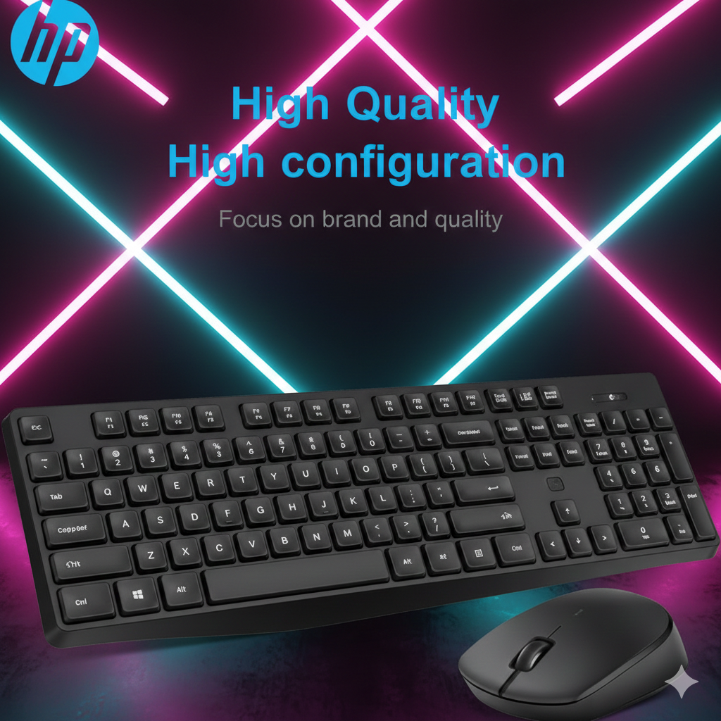 Hp Wireless Keyboard Mouse Combo CS-700 (High Copy) - Image 2