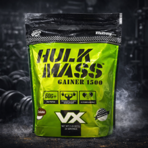 VitaXtrong VX Hulk Mass Gainer 1500 Dietary Supplement Heavy Weight Builder – 2 LBS (907g)