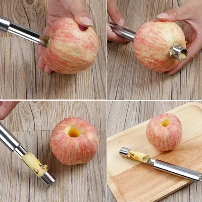 Apple Core Remover Stainless Steel Pear Fruit Vegetable Core Seed Remover - Image 2