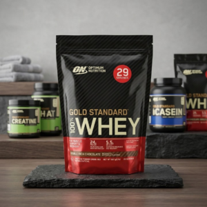 Optimum Nutrition (ON) Gold Standard 100% Whey Protein Powder – Double Rich Chocolate, 29 Servings (2 lbs / 907g)
