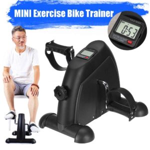 Portable Mini Cycle Bike Exercise Cycle With Digital Meter Compact Fitness Machine For Home Office And Travel