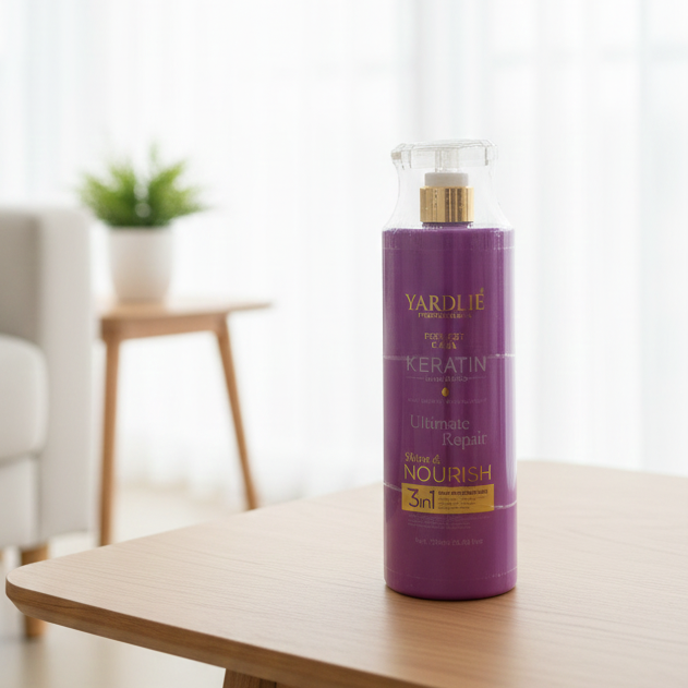 Yardlie Keratin Shampoo | Professional Perfect Care | 750 ml | Anti‑Dandruff & Frizz Control - Image 3