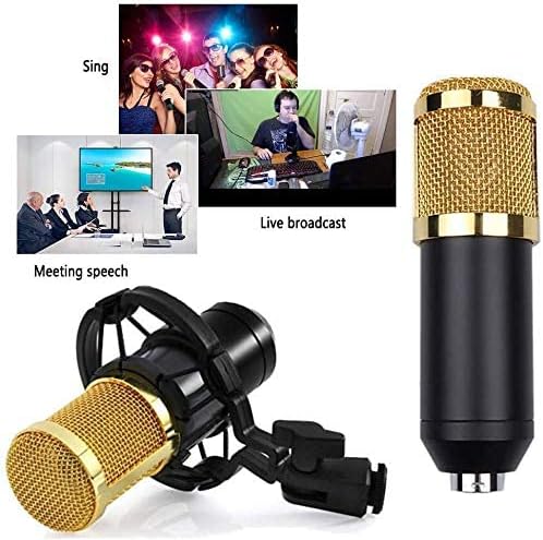3.1 Professional Condenser Microphone - Podcast Mic Set Condenser Microphone With Rechargeable Auxiliary Background For Karaoke Singing, Youtube Recording Mic Set For Youtube | Mic Kit - Image 2