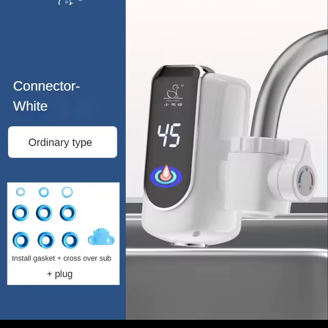 3000W Electric Water Heater Tap Instant Hot Water Faucet Heater Cold Heating Faucet Tankless Instantaneous Water Heater (Random Color) - Image 2