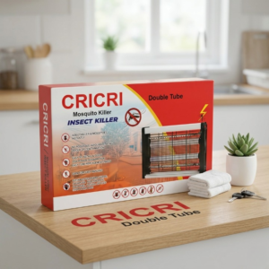 Cricri Mosquito Killer 8W Electric Insect Killer Lamp UV Light Mosquito Trap Indoor Bug Zapper Machine for Home Office Silent