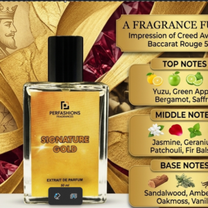 Signature Gold – Woody Amber Extrait de Parfum for Men | 50ml with Premium Box & Carry Bag