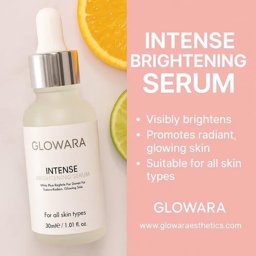 Glowara Intense Brightening Serum – With Alpha Arbutin, Ferulic Acid & Vitamin C for Radiant, Even-Toned & Youthful Skin - Image 2