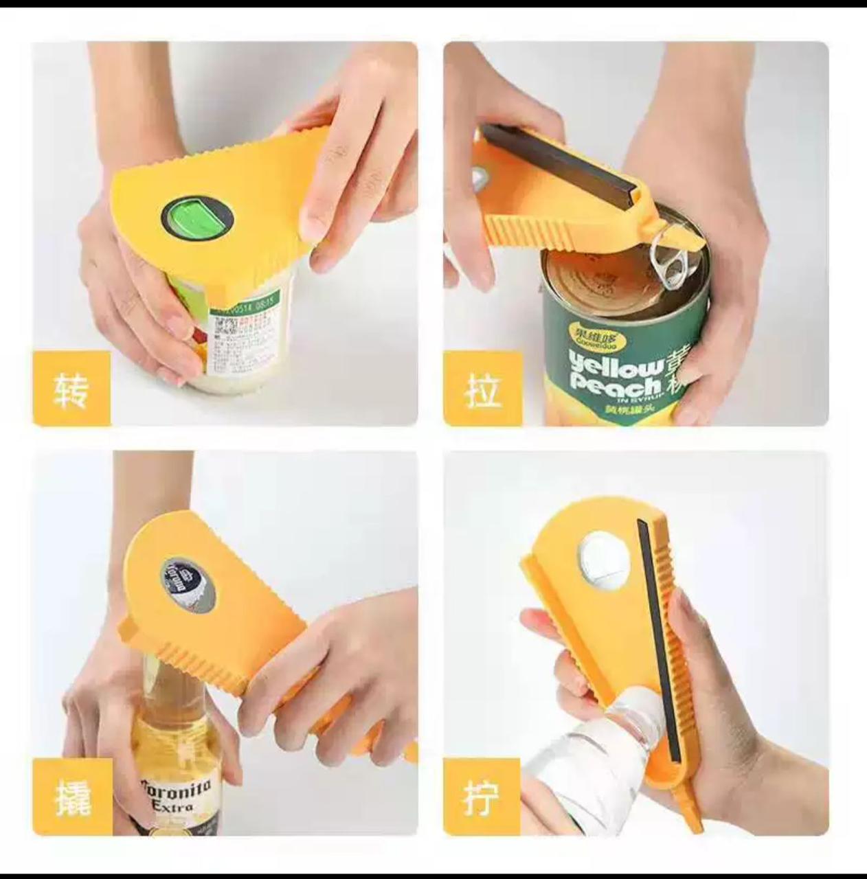 Jar Opener - Multi Functional Ergonomic Lid Remover Tool For Weak Hands, Seniors, And Effortless Kitchen Gadget For Tight Caps - Image 3