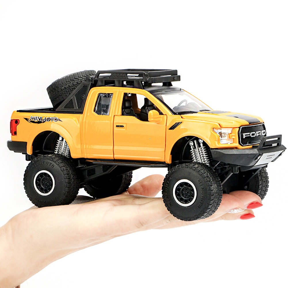 Ford F-150 Raptor Pickup Truck Toy Model With Touch Sensor – Realistic, Durable, And Easy-To-Operate (Random Colors) - Image 4