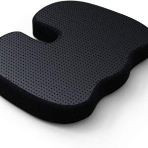 Foam Orthopedic Wedge Seat Cushion, Non-Slip Coccyx Pad, Pain Relief - for Car Computer Desk Chairs and Traveling