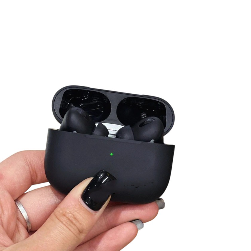 Black AirPods Pro 2 Wireless Bluetooth Earbuds With Charging Case - Image 2