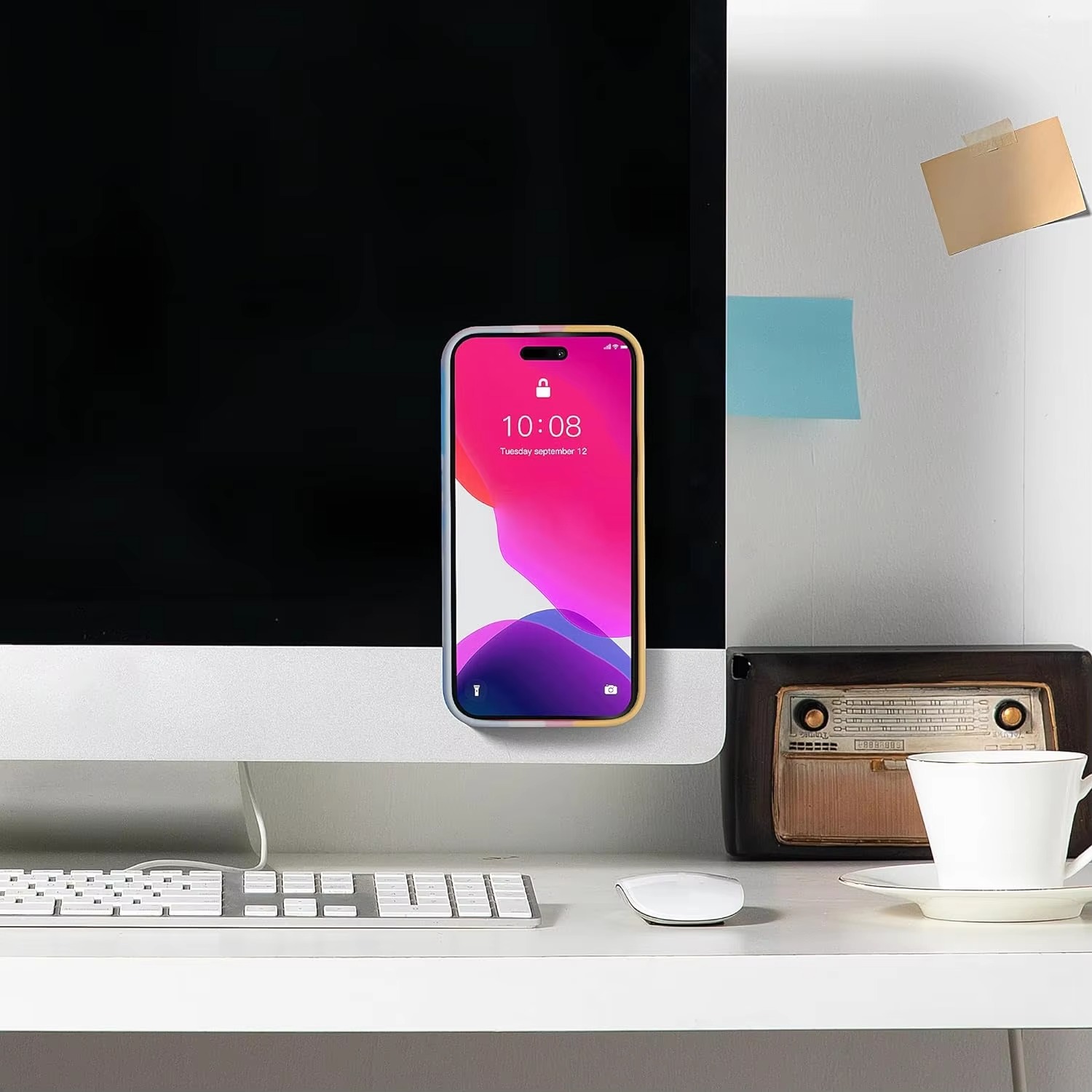 Mobile Bubble Grip Silicone Suction Both Side Bubble Grip Cup Phone Strong Grip Holder Hands Free Mounting Accessory Smartphone Attachment (Random Color) - Image 3