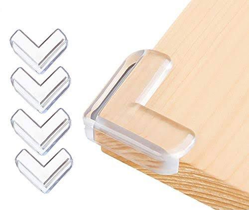 4pcs Table Corner Protector - Child Safety Transparent Silicon Furniture Corner Protectors Self-Adhesive Edge Guard For Baby Proofing Home - Image 3