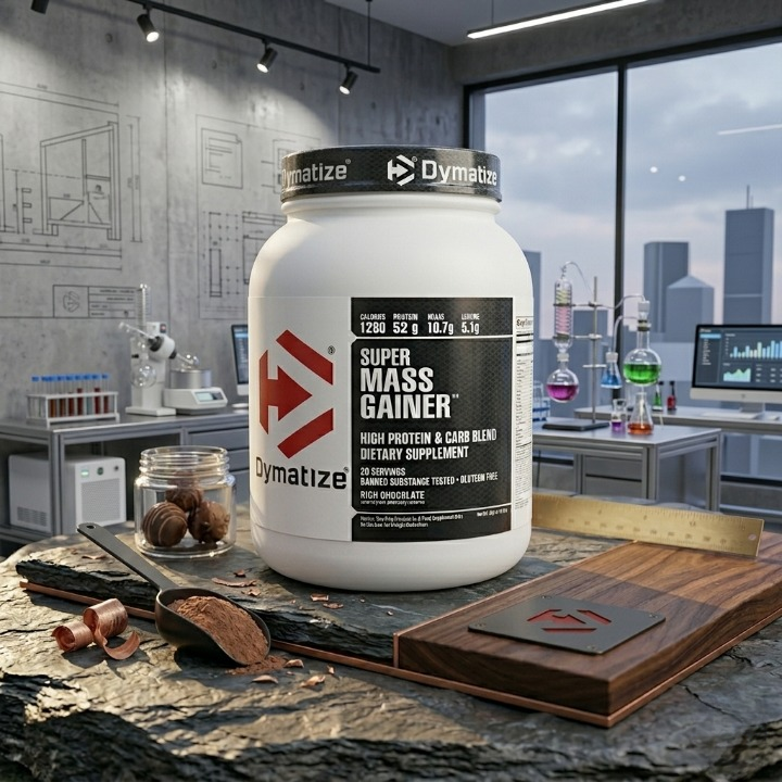 Dymatize Super Mass Gainer Rich Chocolate Flavor High Calorie Protein Powder For Muscle Growth And Recovery 1 Kg - Image 3