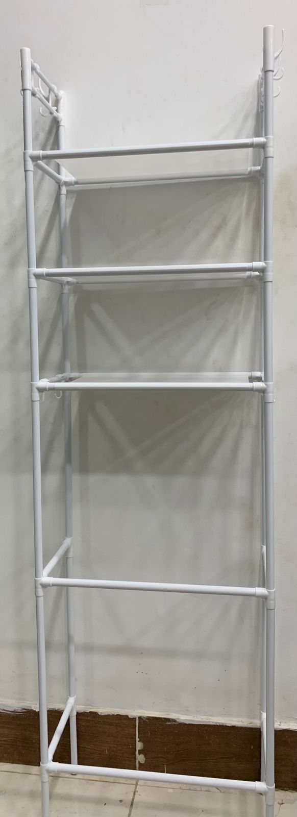 Multi-Layer Bathroom Storage Rack | Space-Saving Toilet Organizer | Strong Carbon Steel Shelf For Towels & Toiletries - Image 4