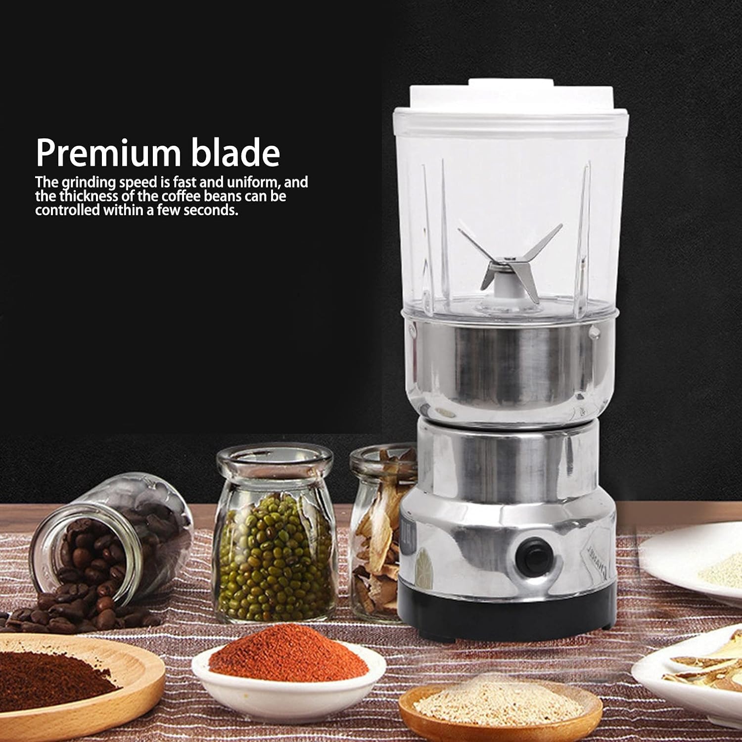2 in 1 RAF Coffee And Juice Electric Blender | Premium Quality Multifunctional Kitchen Blender For Smoothies, Juices, And Coffee | Powerful Motor & Durable Design - Image 4
