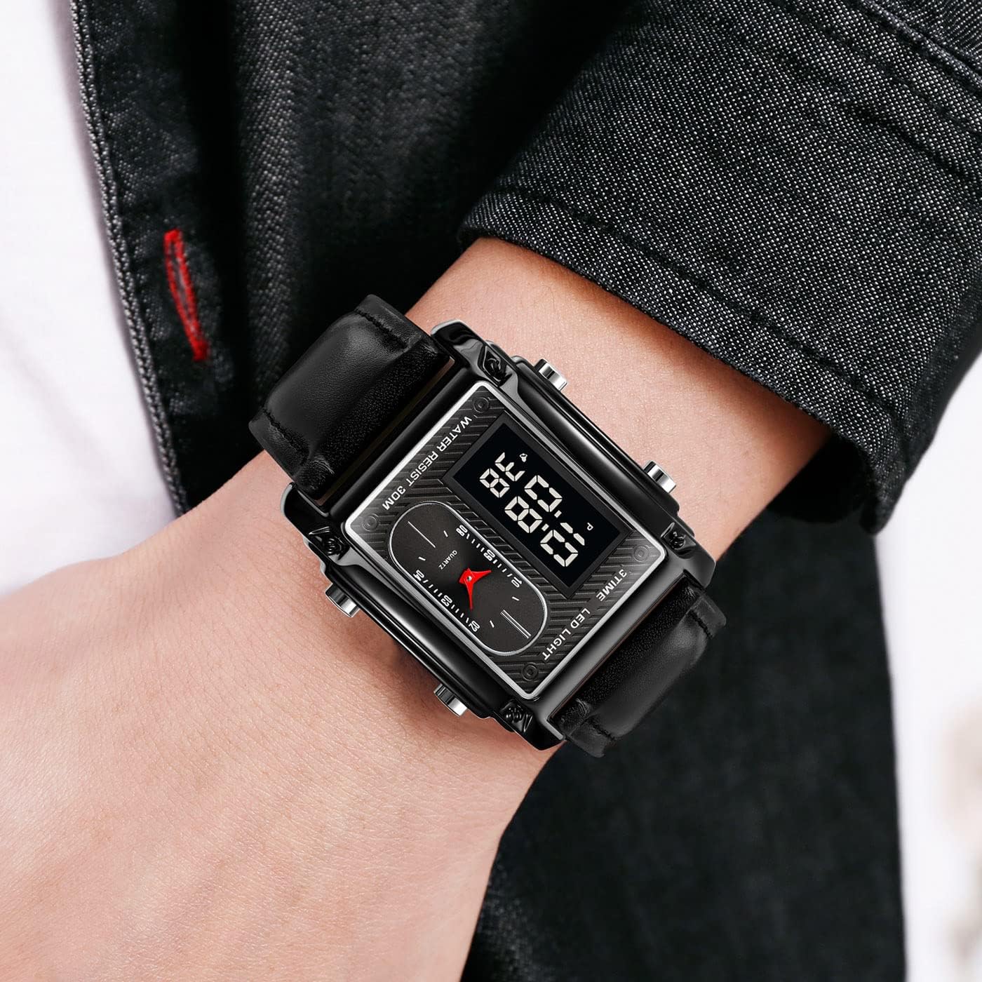 Original Skmei 1868 Boys New Style Design Famous Watch Digital Analog Mens Wrist Watches for Men Luxury Watch - Without Box - Image 4