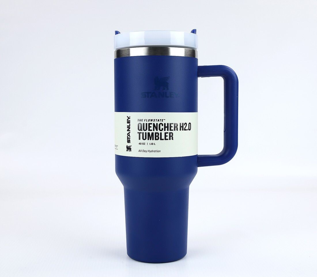 Stanley 40 Oz (1200ML) Stainless Steel Vacuum Insulated Tumbler with Straw – Leak-Proof Quencher Cup for Hot & Cold Beverages, Travel Mug, Gym Water Bottle, Coffee Thermos -Random Colors | Stanley | (With Box) - Image 2