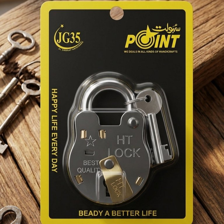HT Lock JG-35 - Heavy Duty Security Lock Durable Mechanical Hardware Device High Performance Protection Safety Lock For Doors And Gates
