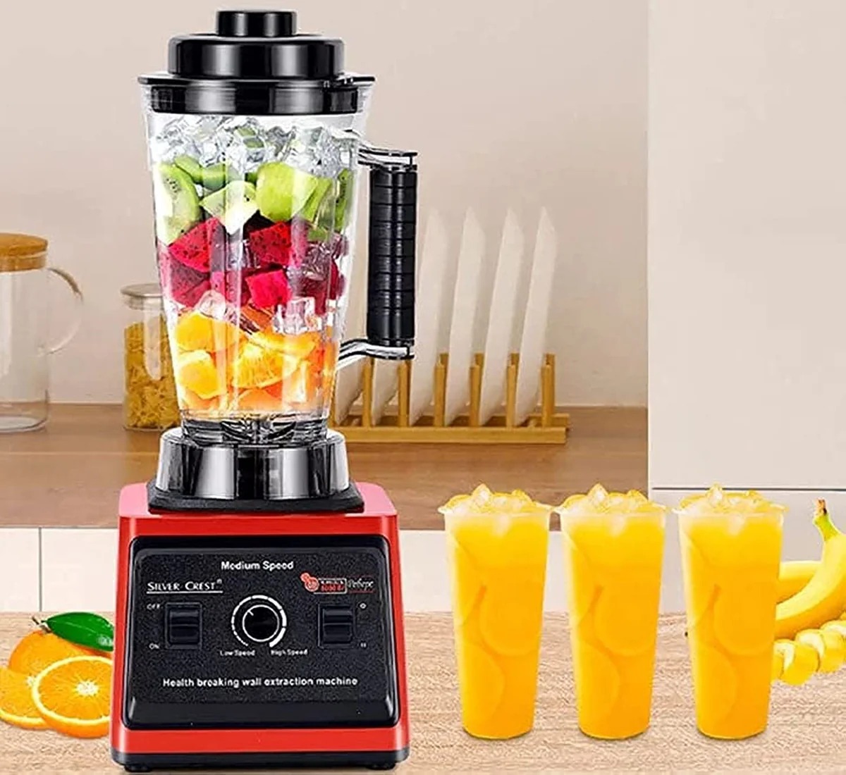 Silver Crest SC-1589 2 in 1 High Power Blender 4500W – Multi-Function Grinder & Smoothie Maker - Image 3