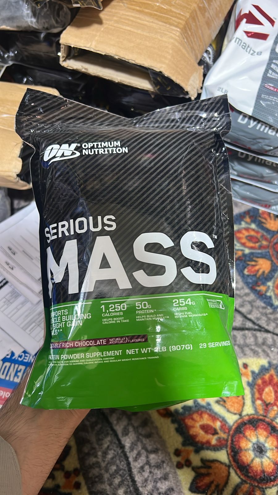 Optimum Nutrition Serious Mass 2LB Weight Gainer – High Calorie Muscle Mass Support - Image 3