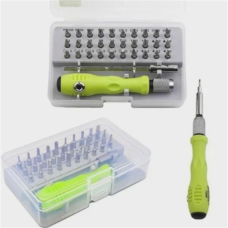 32 In 1 Magnetic Precision Screwdriver Set With Star Torx Phillips Slotted Hex Bits Mini Repair Tool Kit - Image 4