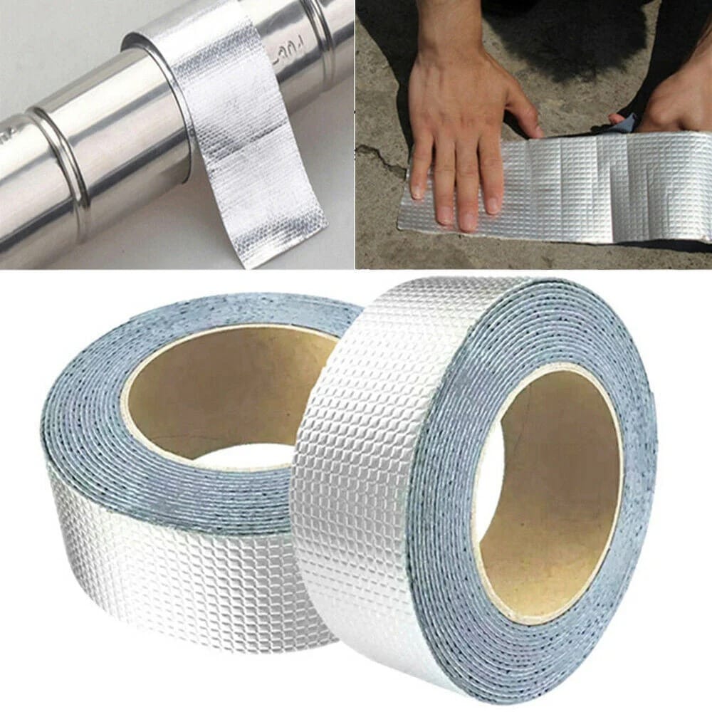Heavy Duty Aluminum Foil Butyl Waterproof Repair Tape - Image 2