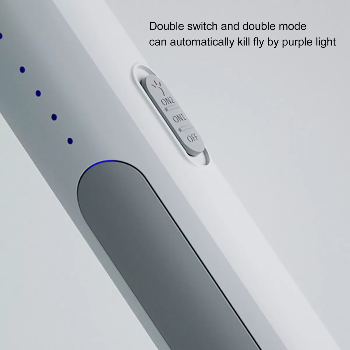 Rechargeable Electric Mosquito Killer Racket 2 In 1 LED Flash Light (Random Color) - Image 2