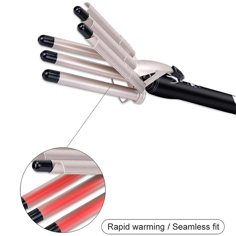 MO-6003 hair curler Professional Hair Straightener for Curly and Wavy Hair 5 Tubes - Image 3