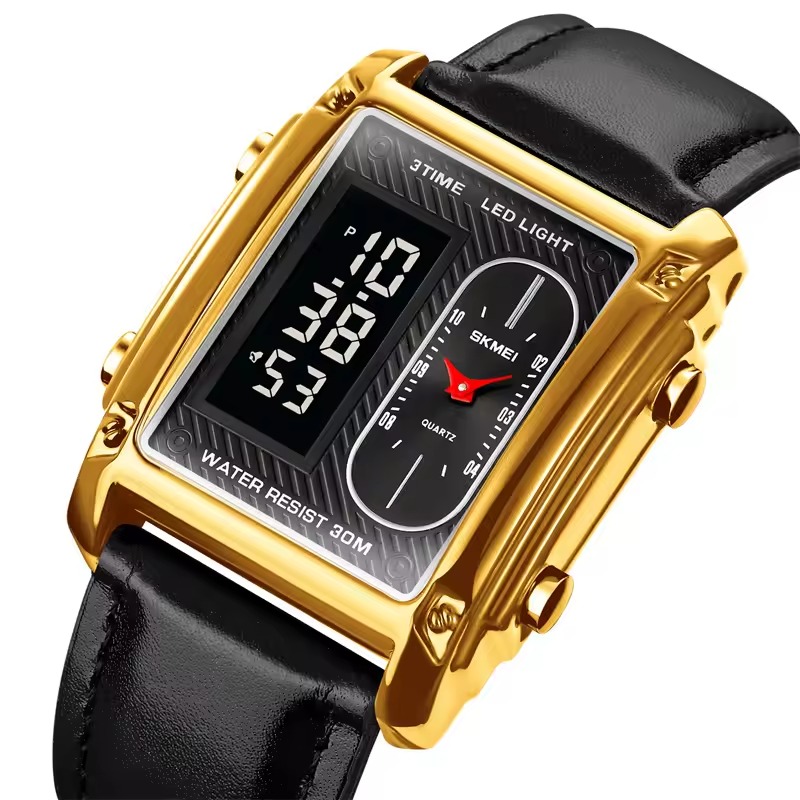 Original Skmei 1868 Boys New Style Design Famous Watch Digital Analog Mens Wrist Watches for Men Luxury Watch - Without Box - Image 2