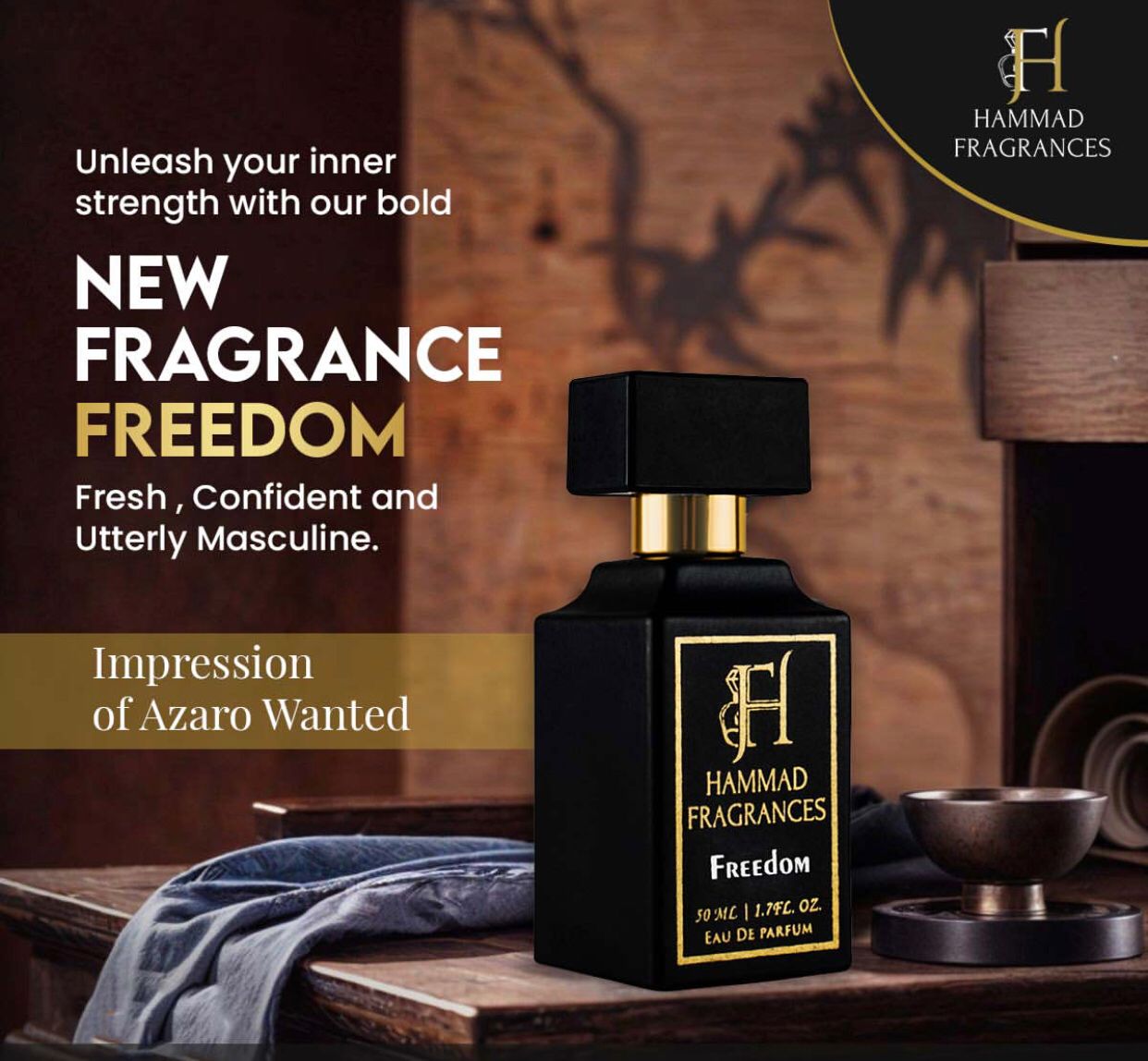 Hammad Fragrances With 6-8 hours long lasting | Best Quality Perfume For Men - EDP Perfume 50 ml - Image 2