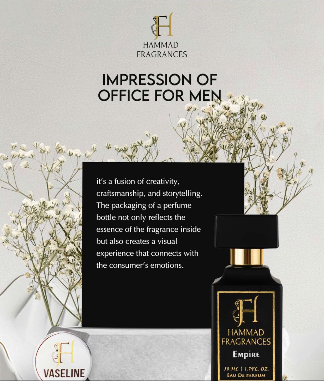 Hammad Fragrances With 6-8 hours long lasting | Best Quality Perfume For Men - EDP Perfume 50 ml