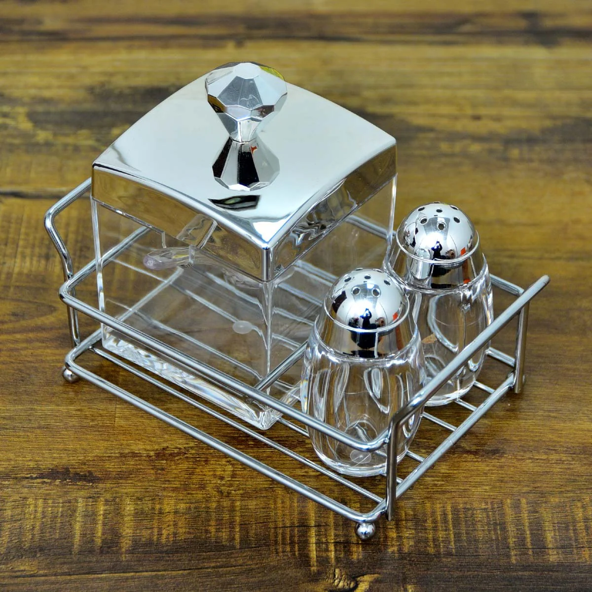 Sugar Pot and Pepper Cruet Set - Image 3