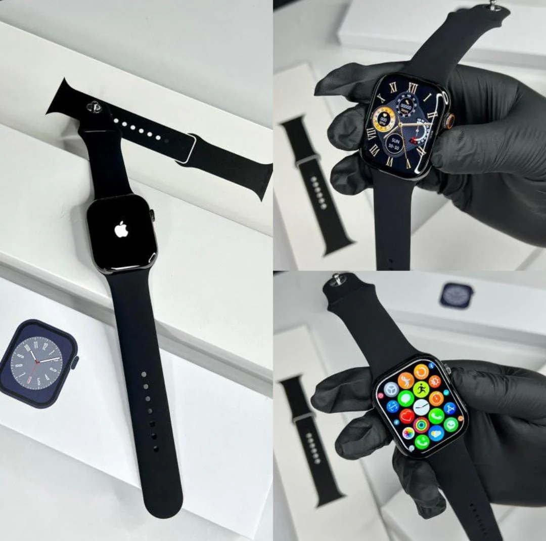 Apple logo series 9 Smart Watch- With 2 Straps - Premium Quality Apple Logo Smart Watch With 49mm Big Display(random color ) - Image 5