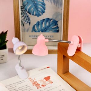 Portable LED Reading Lamp With Clip - Lightweight Flexible Night Book Light For Eye Care Comfortable Bedtime Reading And Travel (Random Color)