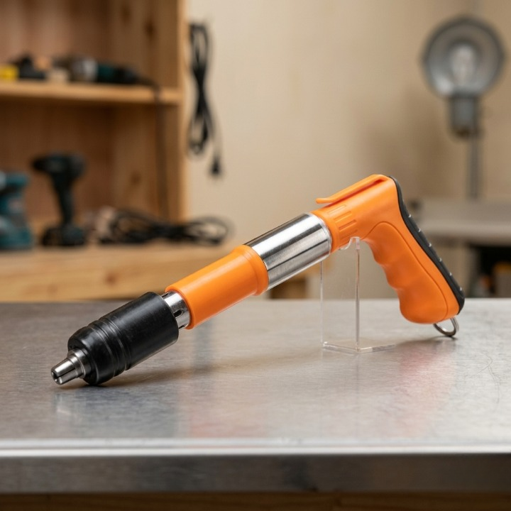 Heavy Duty Manual Steel Nail Gun Set – Portable Concrete Wall Fastening Tool with Accessories - Image 2