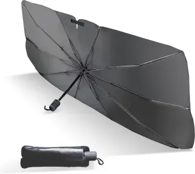 Foldable Car Windshield Sunshade Umbrella Heat Shield UV Protection For Front Windshield Interior Protection - Image 4